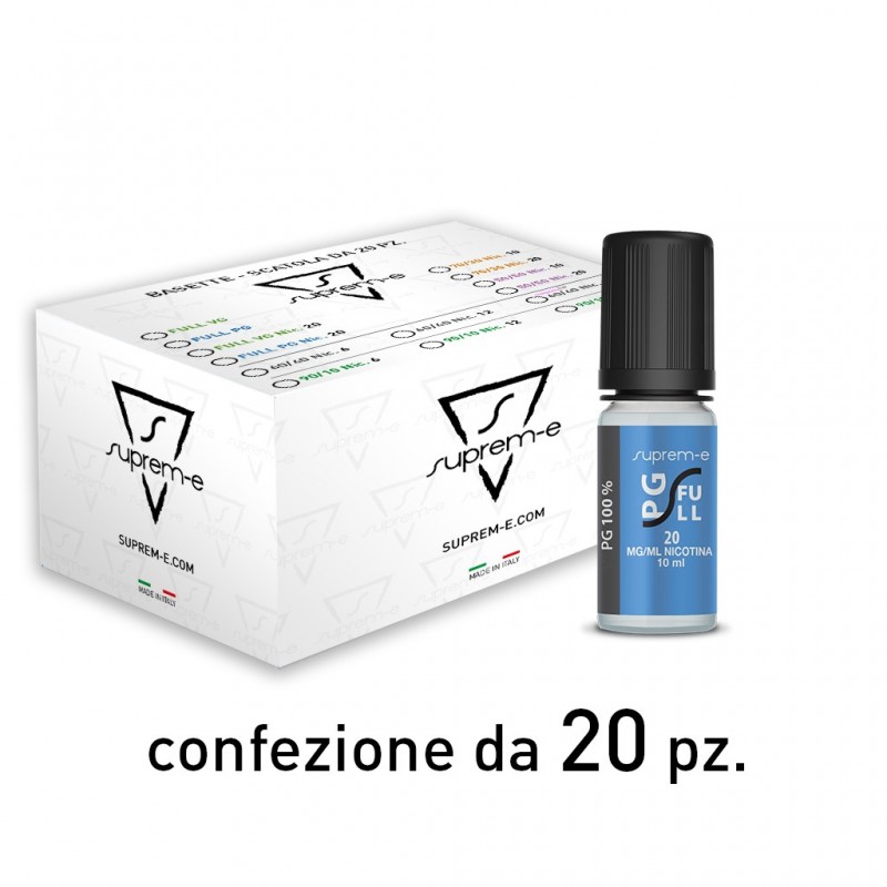 SUPREM-E - FULL PG - 10ML - NIC 20 - CONFEZIONE 20 PZ