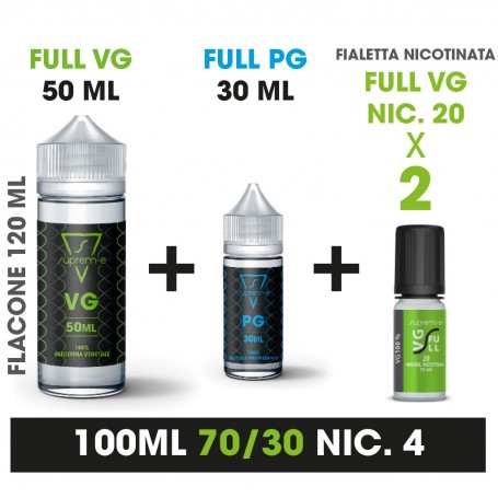 SUPREM-E - 100ML - 70/30 NIC 04 - 20 kit