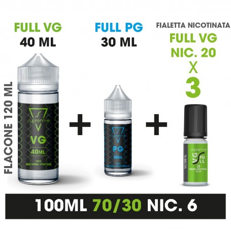 SUPREM-E - 100ML - 70/30 NIC 6 - 20 kit