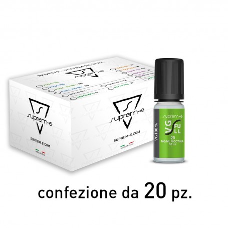 SUPREM-E - FULL VG - 10ML - NIC 20 - CONFEZIONE 20 PZ