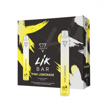 LIK BAR - SUPREM-E - PINK LEMONADE CONFEZIONE 10 PZ