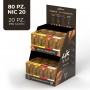 ESPOSITORE LIK BAR - 80 pz - TABACCO - Nic 20 - 4 GUSTI (20 pz per gusto a Nic 20)