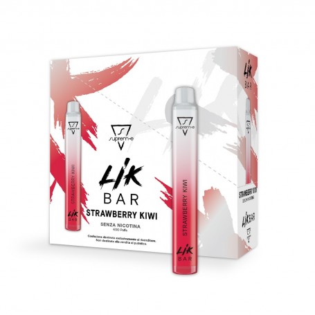 LIK BAR - conf. 10 pz - STRAWBERRY KIWI Senza Nicotina