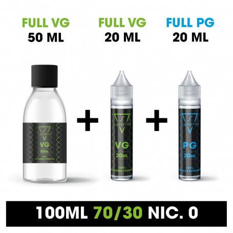 BASE SUPREM-E - KIT 100s - 70/30 NIC 0 - 20 kit