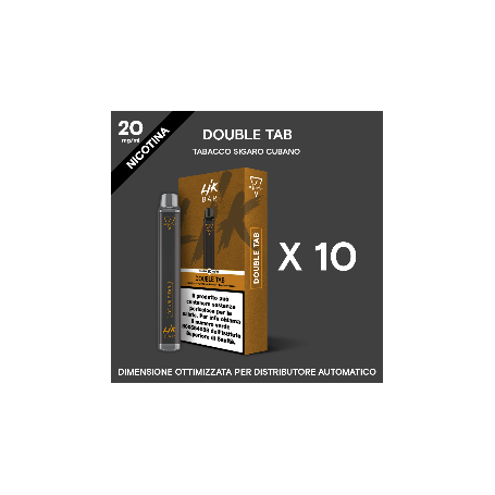 LIK BAR - conf 10 pz -- TABACCO DOUBLE TAB Nic 20