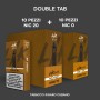 LIK BAR - conf 20 pz -- TABACCO DOUBLE TAB - 10 pz Nic 20 + 10 pz Nic 0