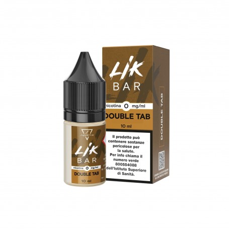 LIK BAR TABACCO - DOUBLE TAB  LIQUIDO 10 ML - NIC 0