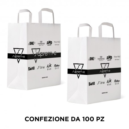 SHOPPER IN CARTA BRANDIZZATO SUPREM-E