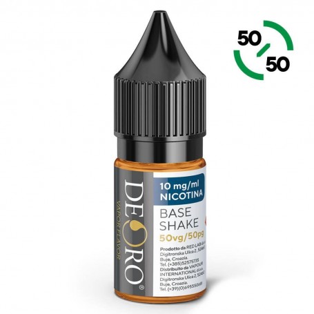 DEORO - BASE SHAKE 50/50 - 10ML - NICOTINA 10