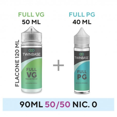 TWINBASE 50/50 - 20 KIT 90ml - NIC 0