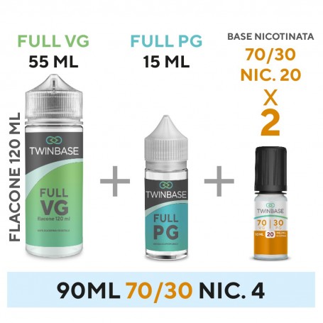 TWINBASE 70/30 - 20 KIT 90ml - NIC 04