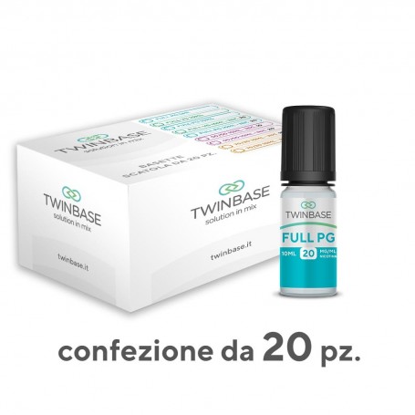 TWINBASE FULL PG 10ml - NICOTINA 20 - CONFEZIONE 20 PZ