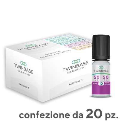 TWINBASE 50-50 10ml - NICOTINA 10 - CONFEZIONE 20 PZ