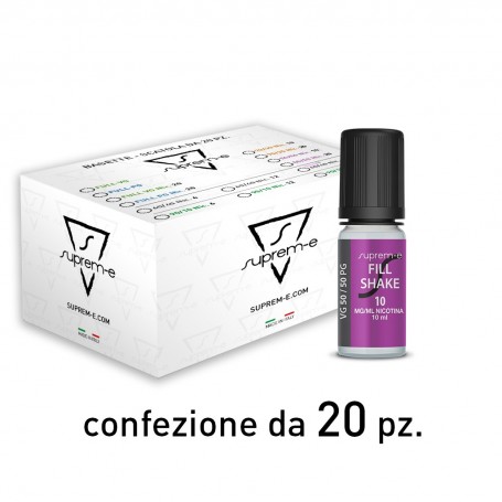 SUPREM-E - FILL SHAKE 50/50 - 10ML - NIC 10 - CONFEZIONE 20 PZ