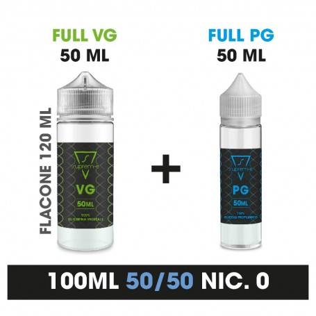 SUPREM-E - 100ML - 50/50 NIC 0 - 20 kit