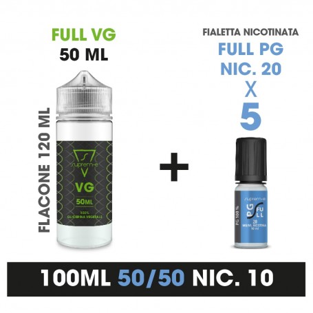 SUPREM-E - 100ML - 50/50 NIC 10 - 20 kit