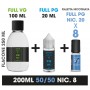 SUPREM-E - 200ML - 50/50 NIC 08 - 20 kit