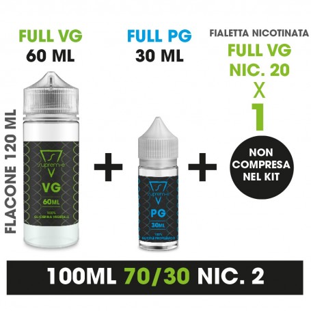 SUPREM-E - 100ML - 70/30 - 20 kit - PER NIC 2